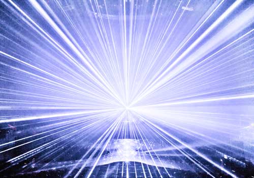 tarm laser show - white burst