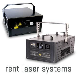 button rental show laser light